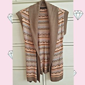 The Limited Wool Soft Tie Back Sweater Vest